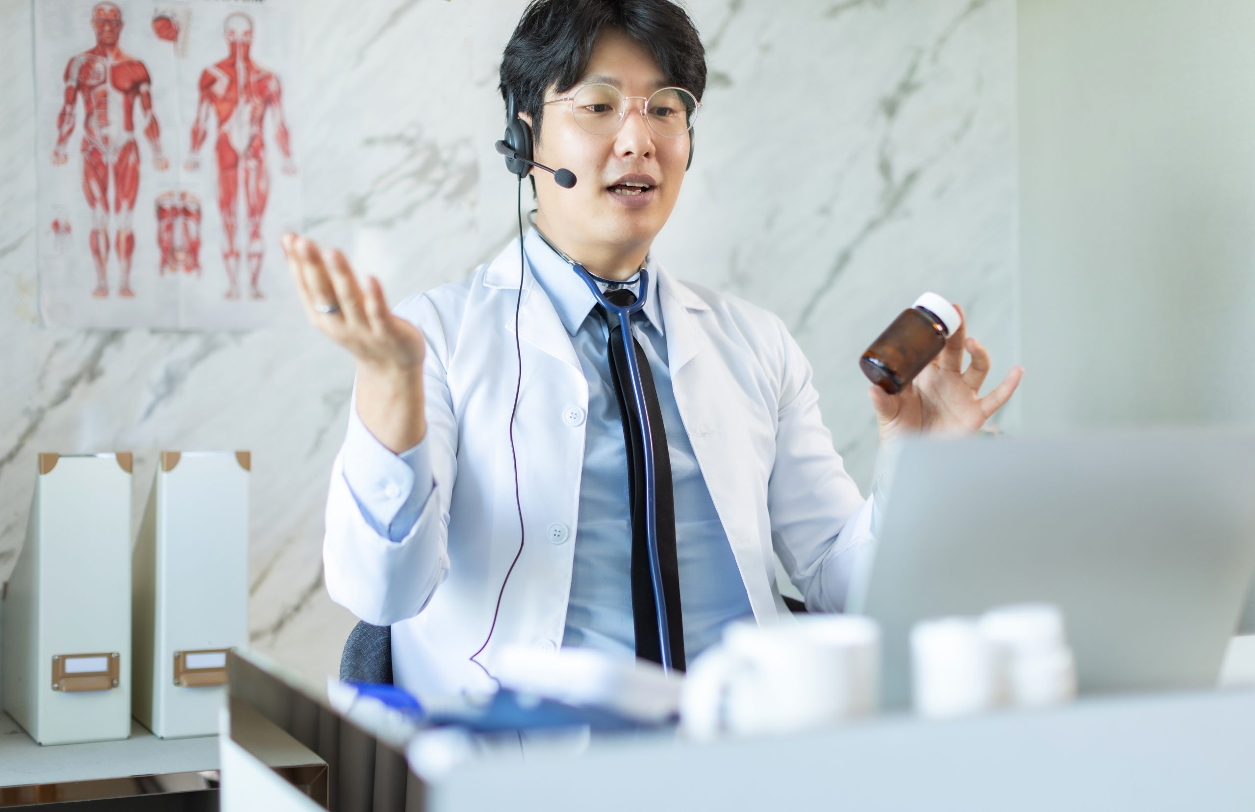 Patient consulting doctor via teleconsult Singapore mobile