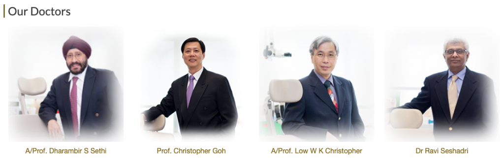 our ENT specialists in Singapore
