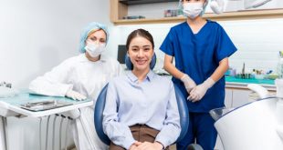 Inside a dentist's surgery room