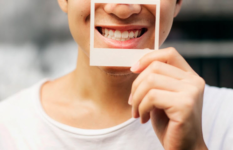 A guy with a perfect smile