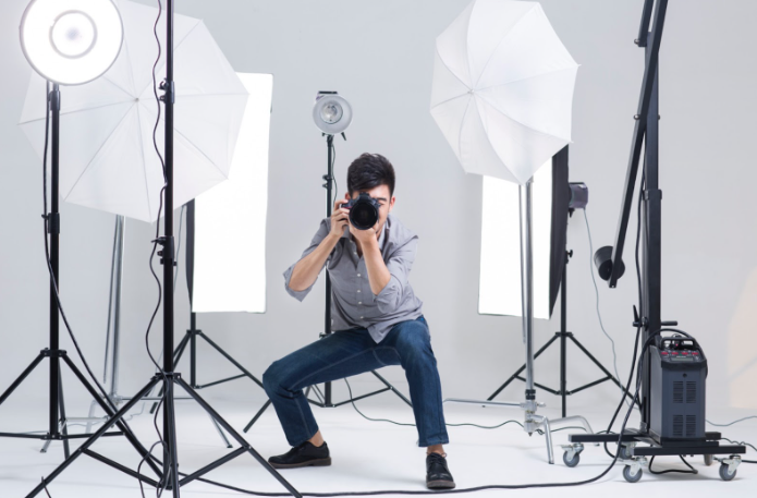 Photo studio shooting in Singapore