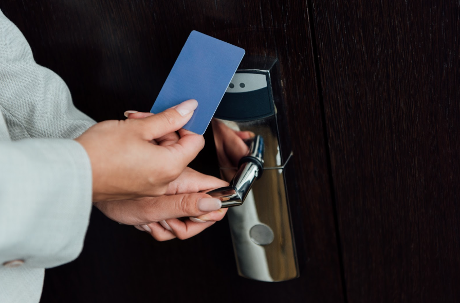 card access door lock system