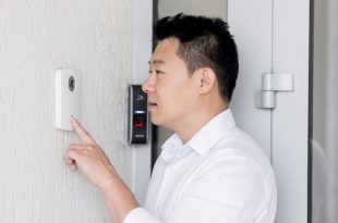 The initial site review and assessment of security requirements.