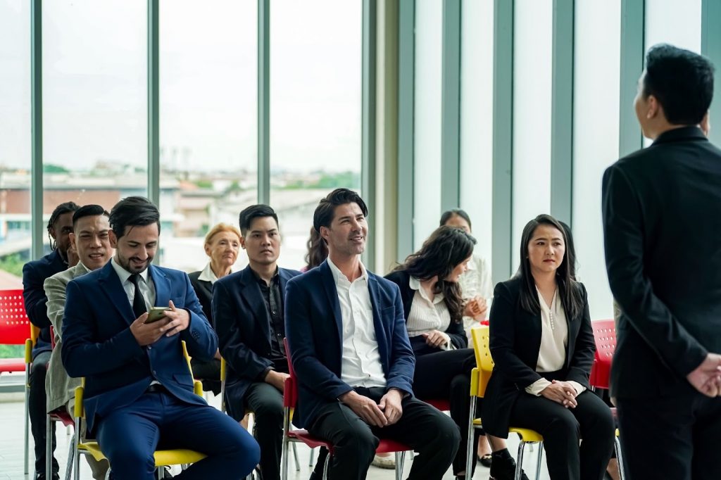 Unique corporate event space with flexible layout and natural lighting