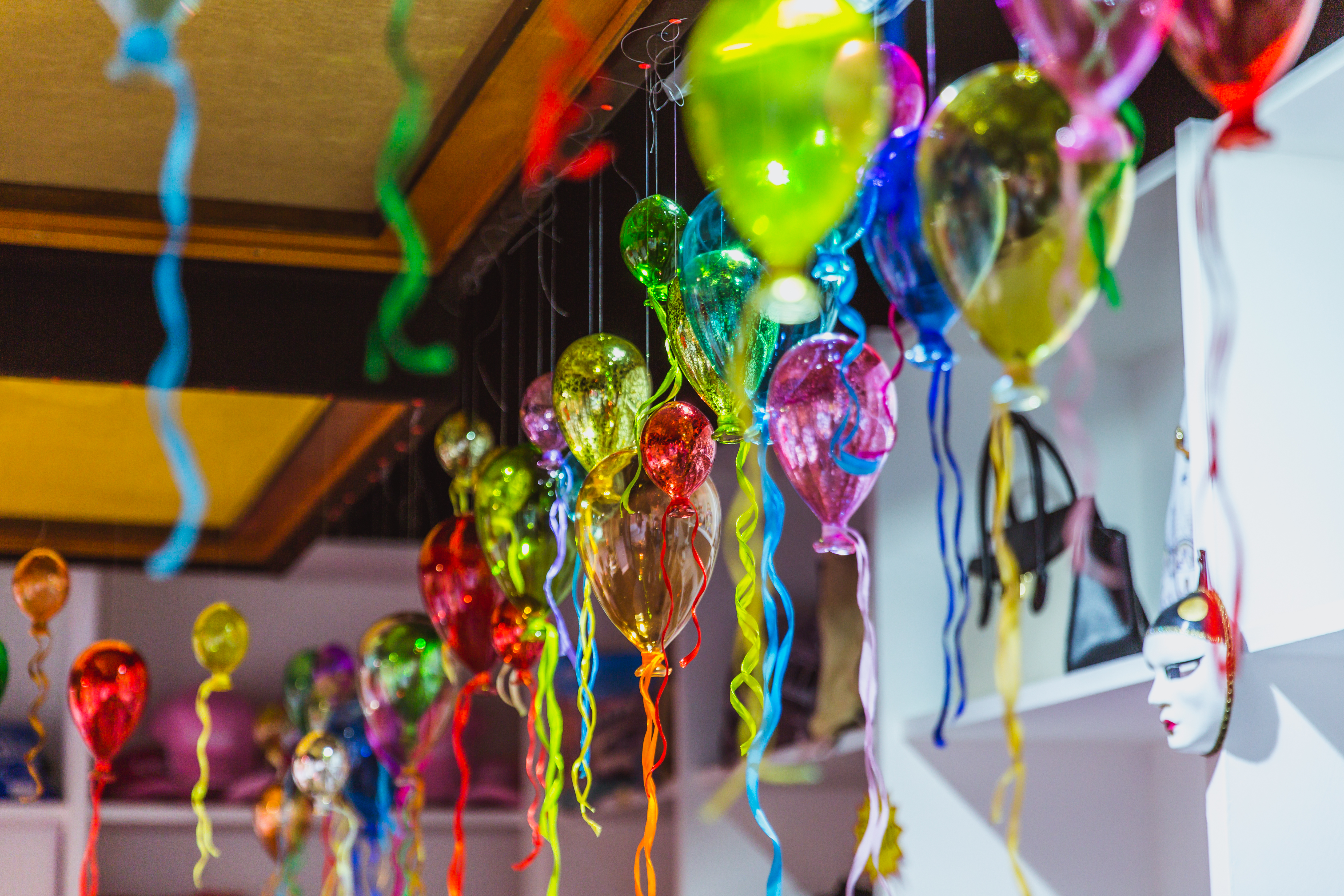 Nylon satin ribbon backdrop for weddings birthdays and corporate events