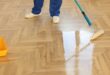wooden floor polishing service improving durability and shine