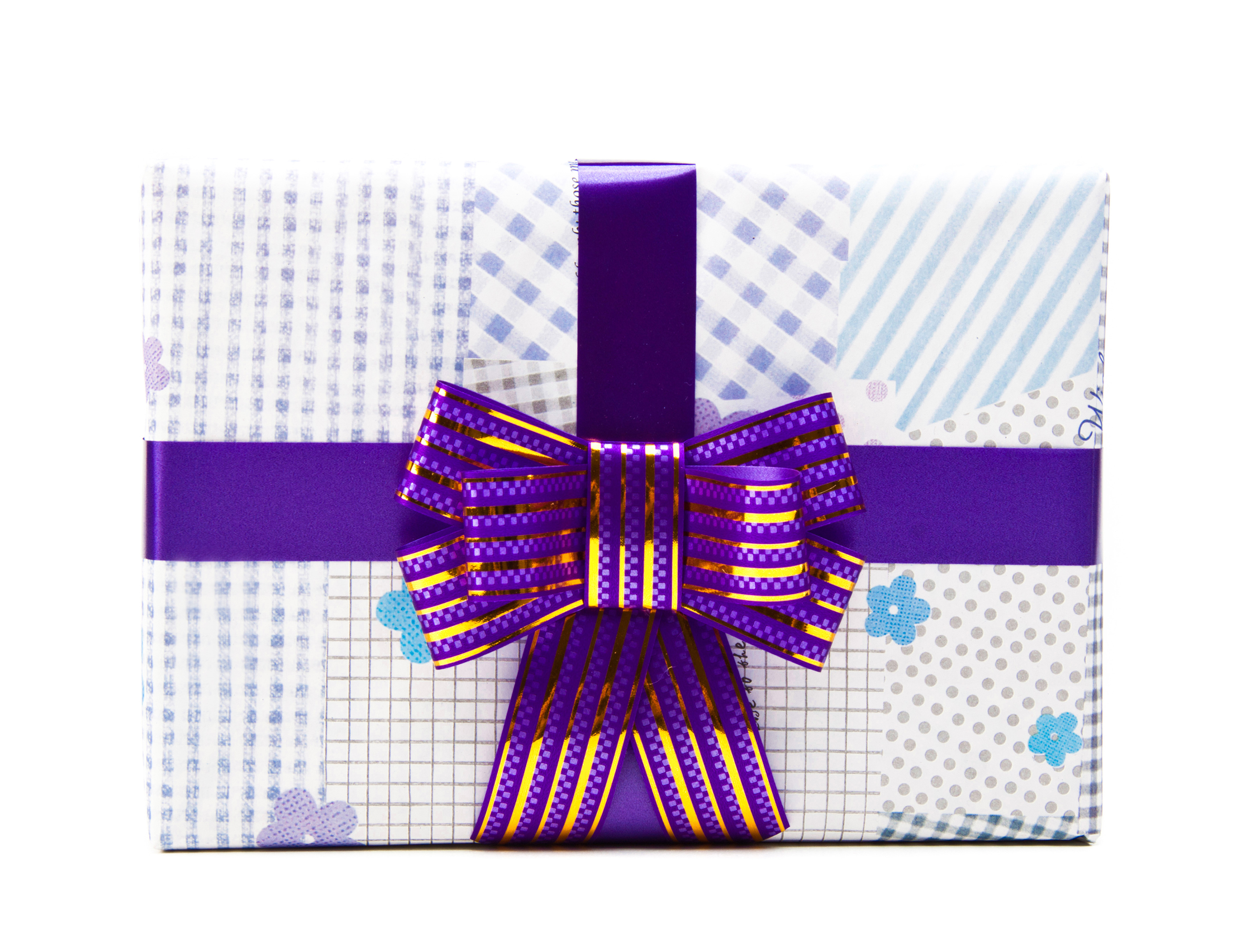 Premium gift box packaging using high quality Metallic Ribbon Singapore