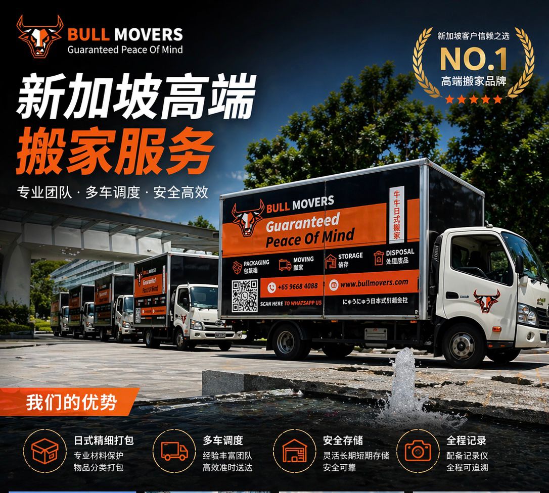 Home moving company in Singapore | Bull Movers