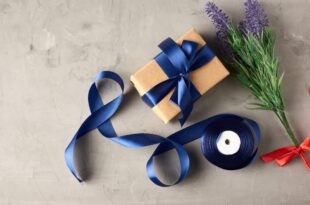 Customised ribbon Singapore used for corporate gift wrapping