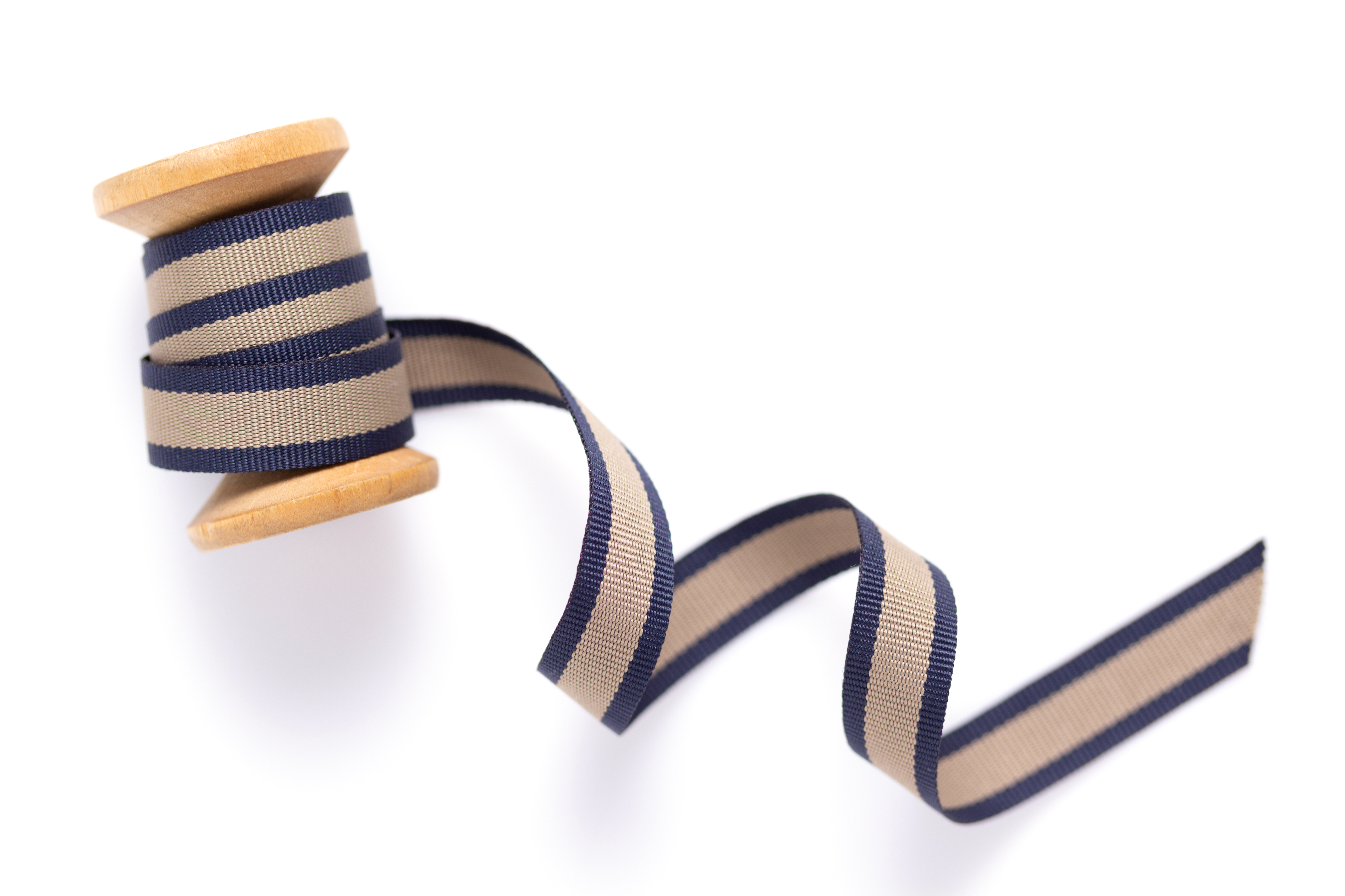 Customised Grosgrain Ribbon featuring a company logo for branded packaging