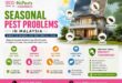 Seasonal pest problems handled by pest control experts in Malaysia | 1800NoPests