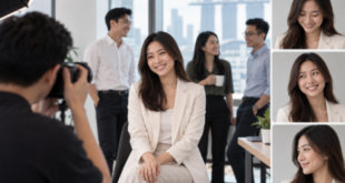 Corporate headshot in Singapore