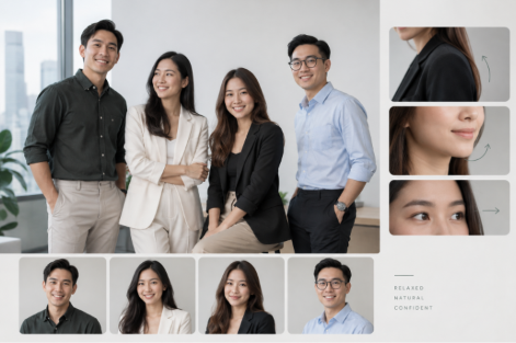 Professional headshots in Singapore