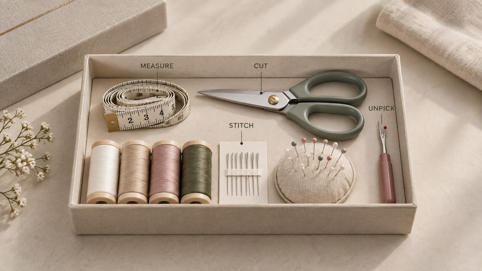  Essential sewing supplies for beginners and garment businesses