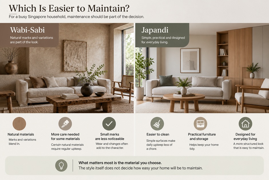  Clean Japandi interior design combining Japanese simplicity with Scandinavian functionality 
