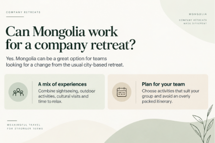 Mongolia tour from Singapore