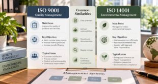 ISO certification preparation covering procedures, corrective actions and management review