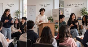 public speaking holiday program